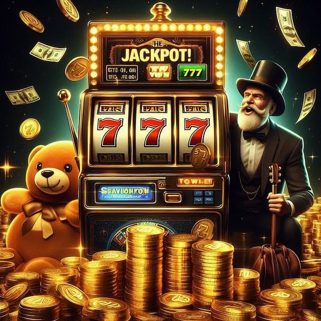 Slot mesin modern dengan tema warna-warni cerah